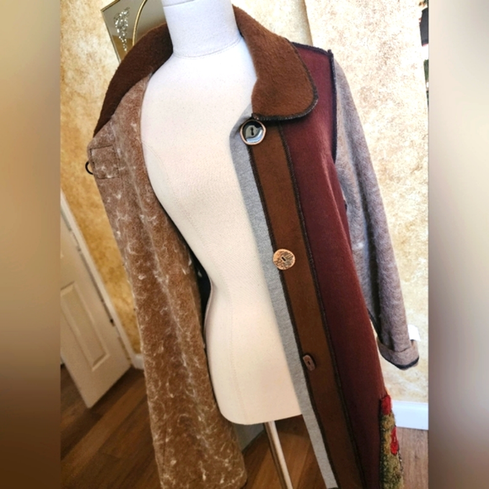 Never Worn- Fun & Funky Long Jacket!! - image 8